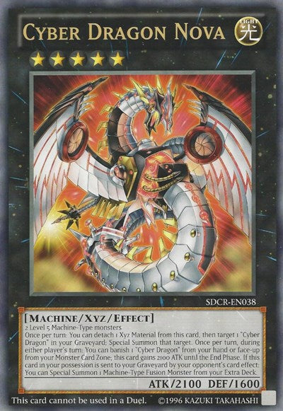 Cyber Dragon Nova (Oversized) (Machine Madness) [SDCR-EN038] Promo | North Game Den