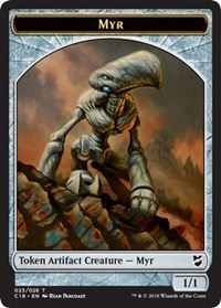 Myr (023) // Thopter (025) Double-sided Token [Commander 2018 Tokens] | North Game Den