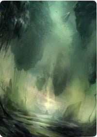 Swamp 1 Art Card [Zendikar Rising Art Series] | North Game Den