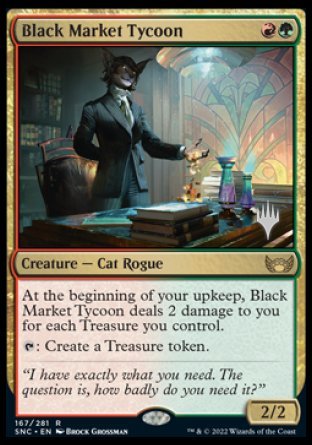 Black Market Tycoon (Promo Pack) [Streets of New Capenna Promos] | North Game Den