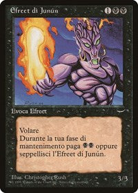 Junun Efreet (Italian) - "Efreet di Junun" [Renaissance] | North Game Den