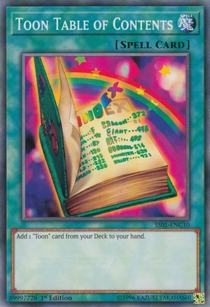 Toon Table of Contents [SS01-ENC10] Common | North Game Den