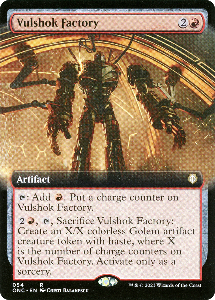 Vulshok Factory (Extended Art) [Phyrexia: All Will Be One Commander] | North Game Den