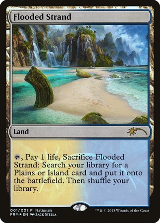 Flooded Strand [Nationals Promos] | North Game Den