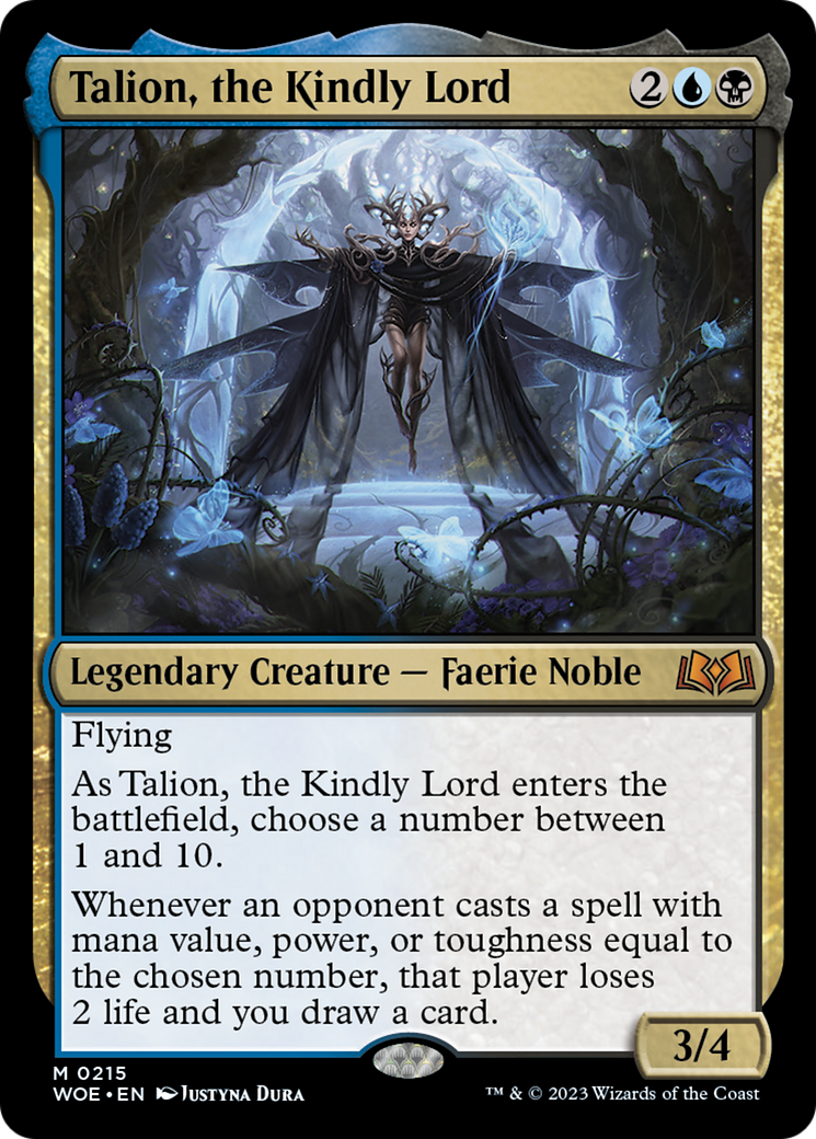 Talion, the Kindly Lord [Wilds of Eldraine] | North Game Den