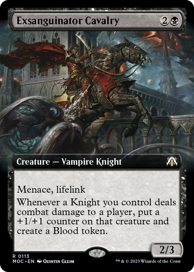 Exsanguinator Cavalry (Extended Art) [March of the Machine Commander] | North Game Den