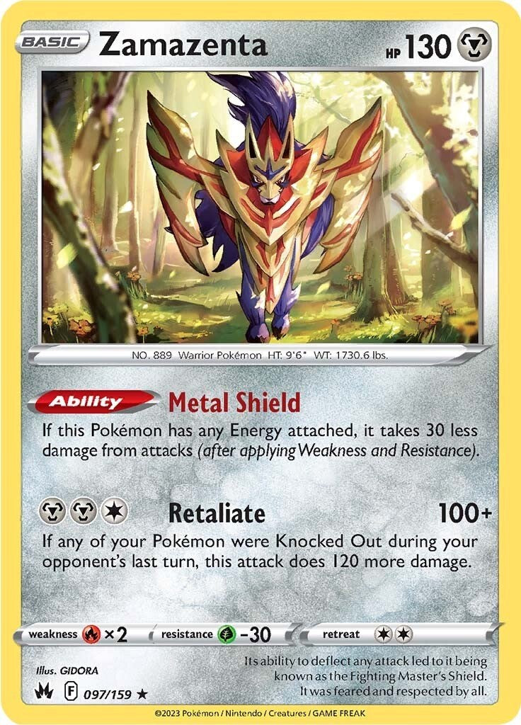 Zamazenta (097/159) [Sword & Shield: Crown Zenith] | North Game Den