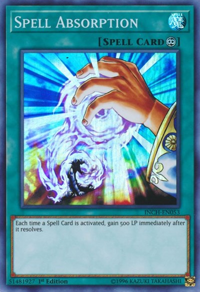 Spell Absorption [INCH-EN053] Super Rare | North Game Den