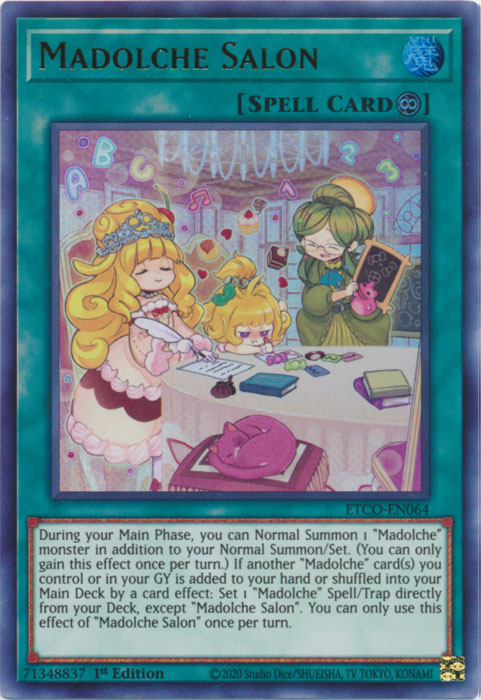 Madolche Salon [ETCO-EN064] Ultra Rare | North Game Den