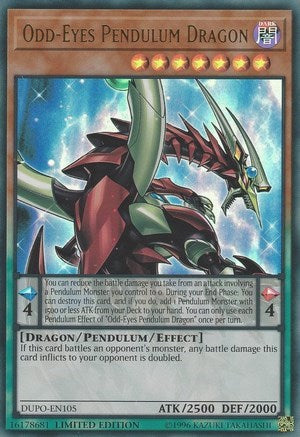 Odd-Eyes Pendulum Dragon [DUPO-EN105] Ultra Rare | North Game Den