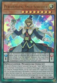 Performapal Smile Sorcerer [DUPO-EN012] Ultra Rare | North Game Den