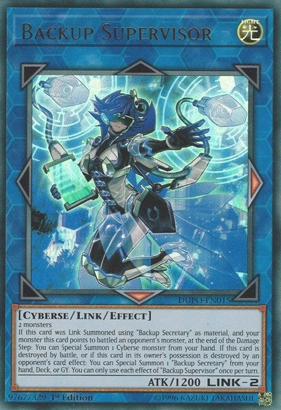 Backup Supervisor [DUPO-EN015] Ultra Rare | North Game Den