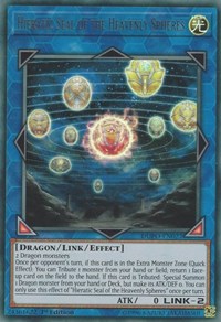 Hieratic Seal of the Heavenly Spheres [DUPO-EN027] Ultra Rare | North Game Den