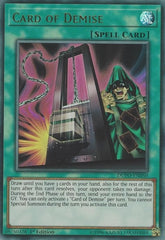 Card of Demise [DUPO-EN050] Ultra Rare | North Game Den