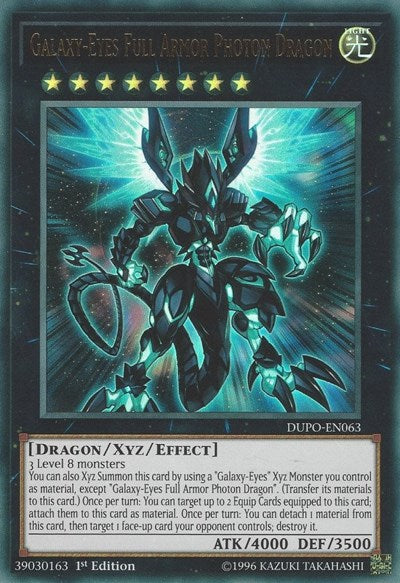 Galaxy-Eyes Full Armor Photon Dragon [DUPO-EN063] Ultra Rare | North Game Den