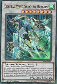 Crystal Wing Synchro Dragon [DUPO-EN068] Ultra Rare | North Game Den