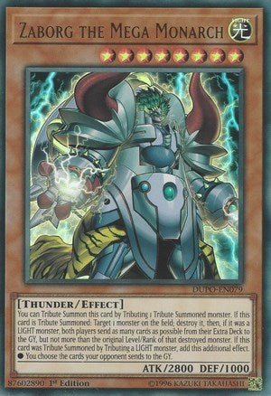 Zaborg the Mega Monarch [DUPO-EN079] Ultra Rare | North Game Den