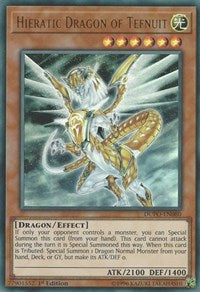 Hieratic Dragon of Tefnuit [DUPO-EN080] Ultra Rare | North Game Den