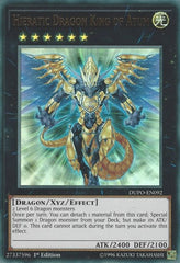 Hieratic Dragon King of Atum [DUPO-EN092] Ultra Rare | North Game Den