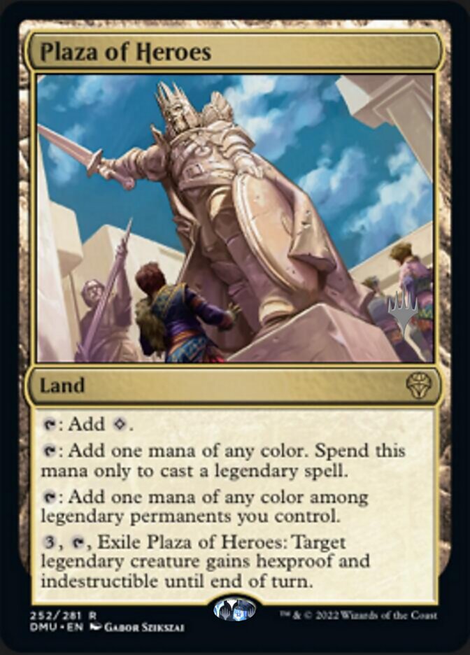 Plaza of Heroes (Promo Pack) [Dominaria United Promos] | North Game Den