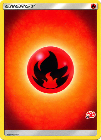 Fire Energy (Charizard Stamp #29) [Battle Academy 2020] | North Game Den