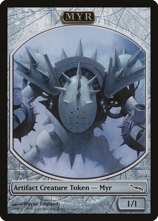 Myr Token (Mirrodin) [Magic Player Rewards 2004] | North Game Den