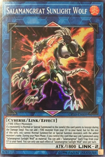 Salamangreat Sunlight Wolf [OP10-EN009] Super Rare | North Game Den