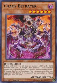 Chaos Betrayer [DANE-EN021] Rare | North Game Den