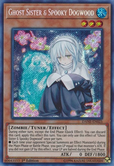 Ghost Sister & Spooky Dogwood [DANE-EN025] Secret Rare | North Game Den