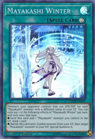 Mayakashi Winter [DANE-EN057] Super Rare | North Game Den