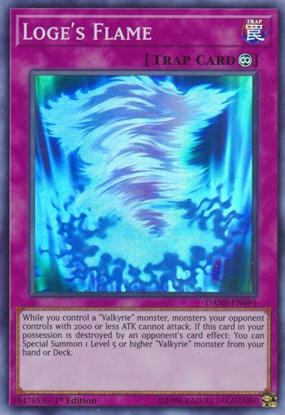 Loge's Flame [DANE-EN091] Super Rare | North Game Den