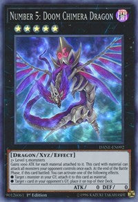 Number 5: Doom Chimera Dragon [DANE-EN092] Super Rare | North Game Den