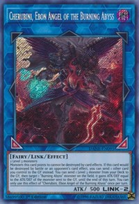 Cherubini, Ebon Angel of the Burning Abyss [DANE-EN095] Secret Rare | North Game Den