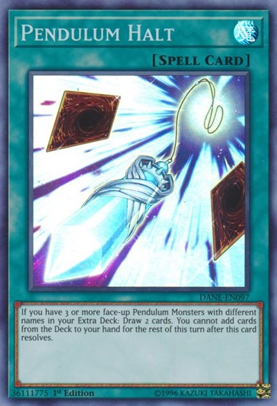 Pendulum Halt [DANE-EN097] Super Rare | North Game Den