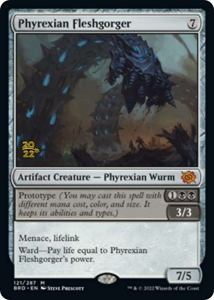 Phyrexian Fleshgorger [The Brothers' War: Prerelease Promos] | North Game Den