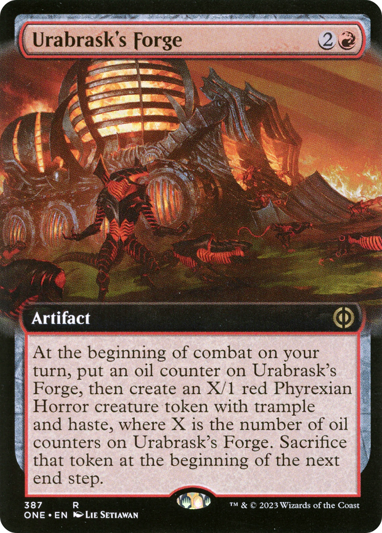 Urabrask's Forge (Extended Art) [Phyrexia: All Will Be One] | North Game Den