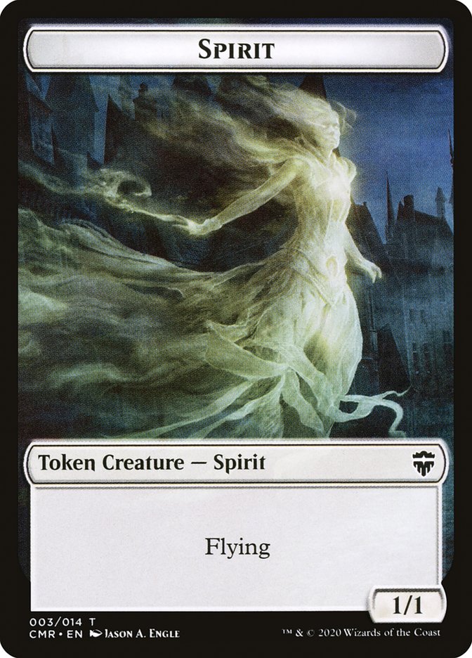 Angel // Spirit Token [Commander Legends Tokens] | North Game Den