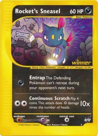 Rocket's Sneasel (5) (Jumbo Card) [Best of Promos] | North Game Den