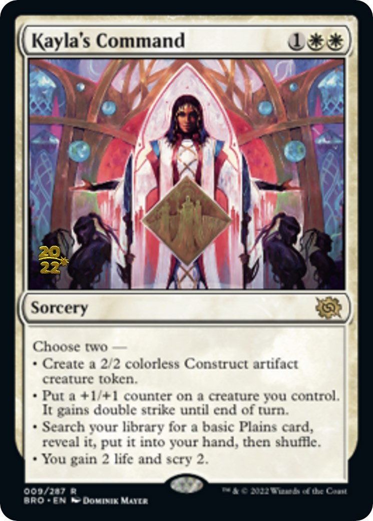 Kayla's Command [The Brothers' War: Prerelease Promos] | North Game Den