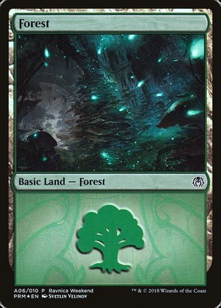 Forest - Golgari (A06) [GRN Ravnica Weekend] | North Game Den