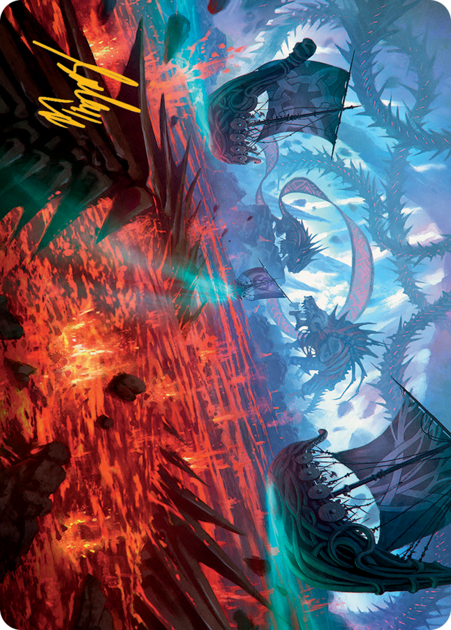 Invasion of Kaldheim Art Card (Gold-Stamped Signature) [March of the Machine Art Series] | North Game Den
