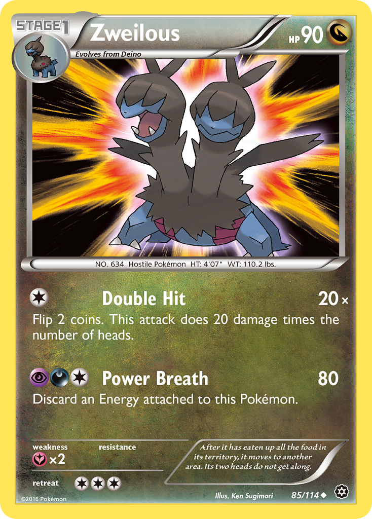 Zweilous (85/114) [XY: Steam Siege] | North Game Den