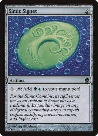 Simic Signet [Commander 2011] | North Game Den