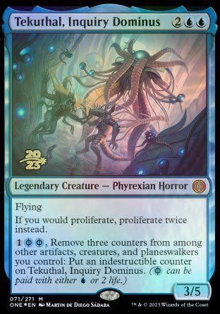 Tekuthal, Inquiry Dominus [Phyrexia: All Will Be One Prerelease Promos] | North Game Den