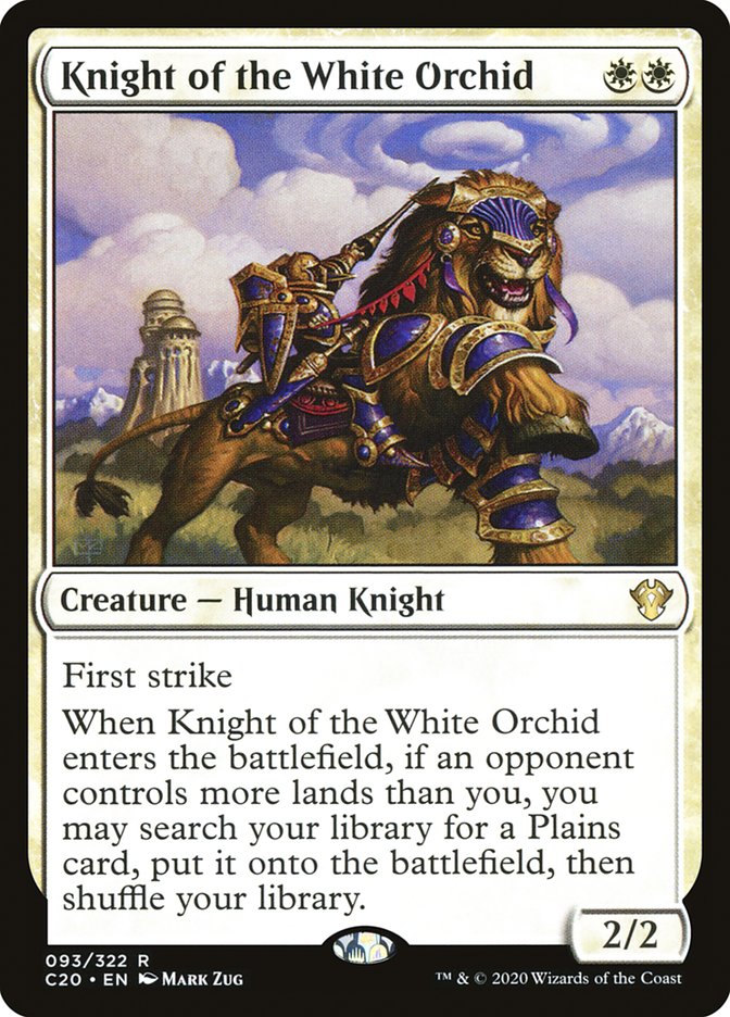 Knight of the White Orchid [Commander 2020] | North Game Den