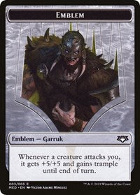 Emblem - Garruk, Apex Predator [Mythic Edition: War of the Spark] | North Game Den