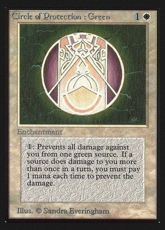 Circle of Protection: Green (IE) [Intl. Collectors’ Edition] | North Game Den