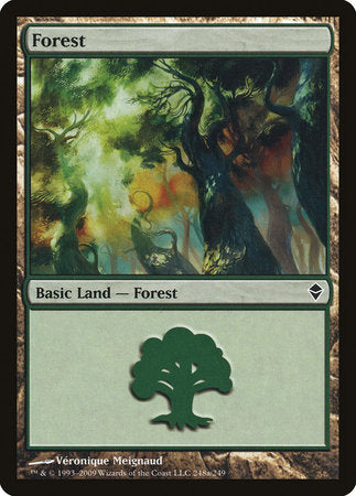 Forest (248a) [Zendikar] | North Game Den