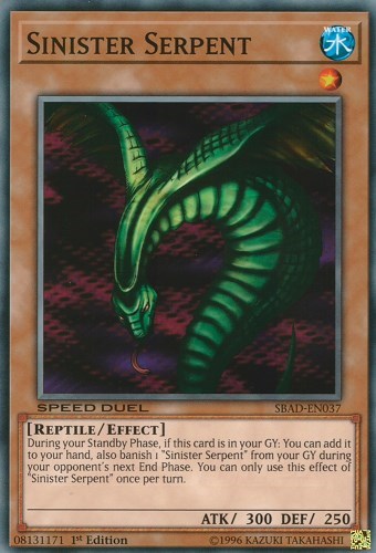 Sinister Serpent [SBAD-EN037] Common | North Game Den