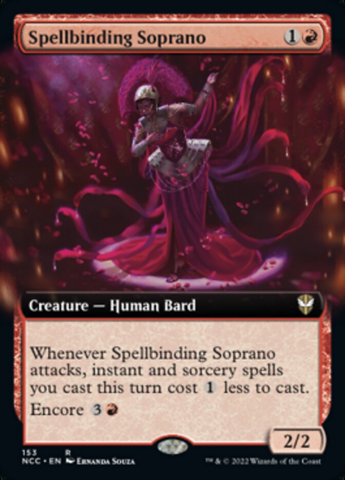 Spellbinding Soprano (Extended Art) [Streets of New Capenna Commander] | North Game Den